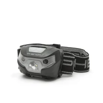 COB LED fejlámpa, fekete-szürke
