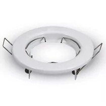 Beépítőkeret nikkel kör 2db/cs fehér