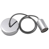 Függőlámpa 1 x E27 ezüst