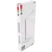 LED asztali lámpa, állítható színhőmérséklet, 7W, ezüst