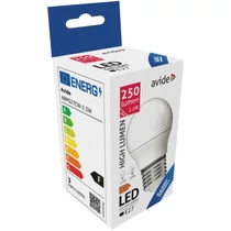 Avide LED Globe Mini G45 2.5W E27 CW, 250lm , 6400K Hideg fehér