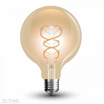 LED égő E27, Retro, Szabadalmi Borostyán Burkolat, 5W, 300 lm, meleg fehér LED égő E27, Retro, Szabadalmi Borostyán Burkolat, 5W, 300 lm, meleg fehér