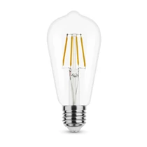 LED égő, Filament Mini Globe, High Lumen, E14, 7W, 806lm, 2700K,Meleg fehér