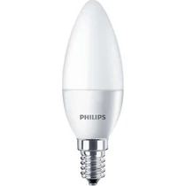 Philips LED gyertya égő E14, 5,5W, 470lm, meleg fehér Philips LED gyertya égő E14, 5,5W, 470lm, meleg fehér