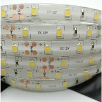LED szalag, 2835, 60 COB SMD/m, hideg fehér, vízálló