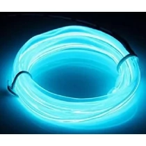 LED Neon Flex Flexibilis Neon Csík Dimmelhető, 5m/tekercs,  12V,  IP65,Világoskék