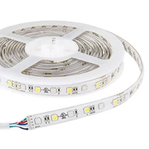 LED szalag, 5050, 60 SMD/m, RGB+W, vízálló