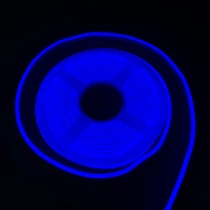 LED Neon Flex Flexibilis Neon Csík Dimmelhető, 5m/tekercs , 12V , IP65, Kék