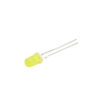 5mm 120° DIP LED - Sárga