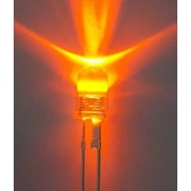 DIP LED 10mm, Borostyán