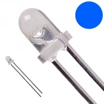 3mm 30° DIP LED - Kék