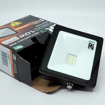 LED reflektor 10W 1100lumen 6000K IP65 fekete