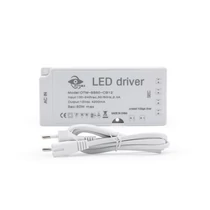 Tápegység 12V DC 50W lapos + 1m dugvillás vezeték