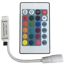 MINI LED VEZÉRLŐ RGB infravörös távirányítóva,l, RGB ,5V ,12V, 24V,6A