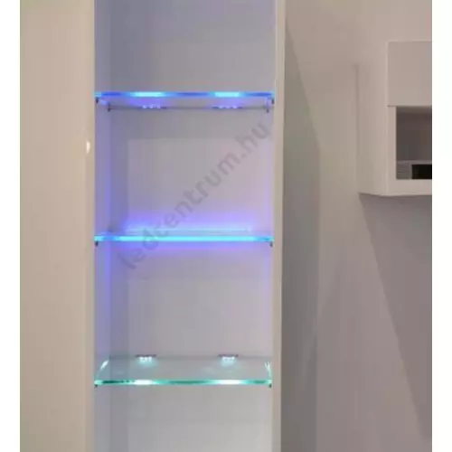 LED üvegpolc élvilágító egyedi méretben és választható színben