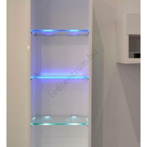 LED üvegpolc élvilágító egyedi méretben és választható színben