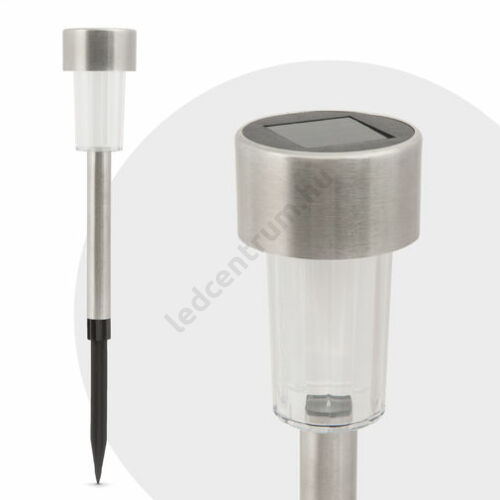 LED-es kültéri szolárlámpa, fém, 19cm IP44 - 11702