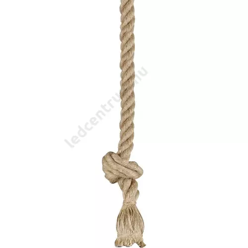 Kender kötél függőlámpa - 1,5m E27 