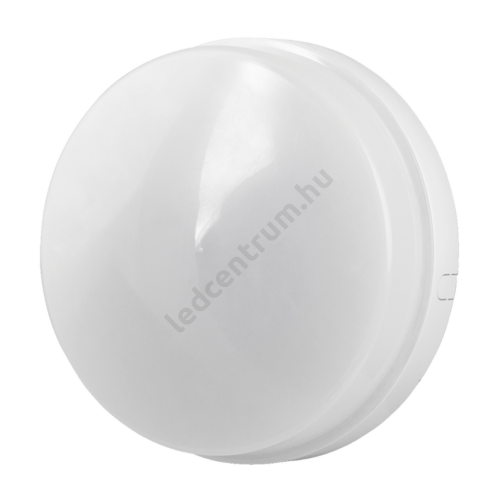 Ultralux LED mennyezeti lámpa, 10W, 4200K, IP44, kerek, fehér