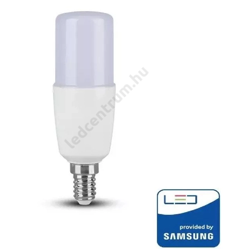  LED égő E14, 8W, T37 ,660lm,Samsung chip, 6400K ,Hideg fehér