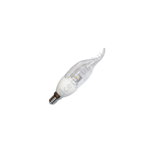 LED gyertya égő láng forma E14, 4W, 320lm, hideg fehér