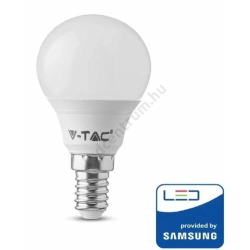 LED Égő E14 , 5,5w,470lm, 6400K ,Samsung chip , Hideg fehér