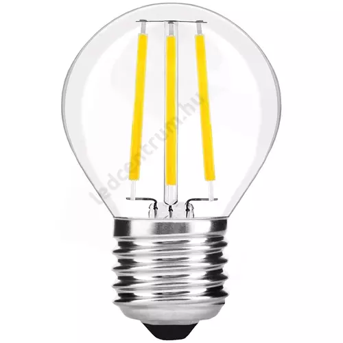 LED égő E27, 7W, Filament Mini Globe, High Lumen, 810lm, természetes fehér, 