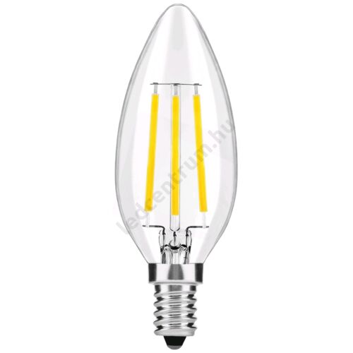 LED égő, Filament Candle, High Lumen, E14, 7W, 810lm, természetes fehér