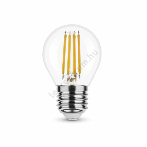 LED égő, Filament G. Mini G45, 360°, E27, 4W, 430lm, meleg fehér,