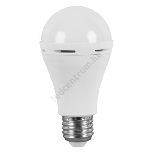 Ultralux LED fényforrás, 6W, E27, 4200K, akkumulátoros, 600mA