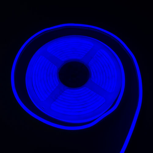 LED Neon Flex Flexibilis Neon Csík Dimmelhető, 5m/tekercs , 12V , IP65, Kék