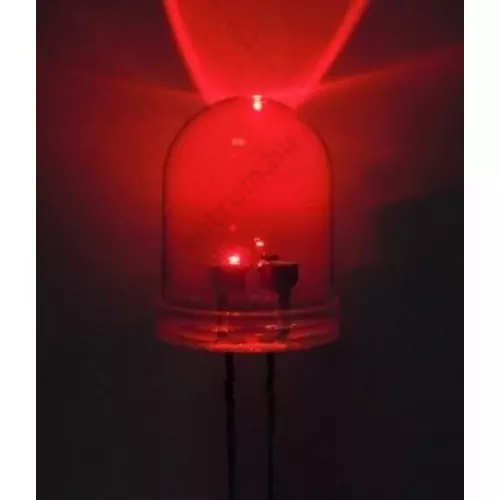DIP LED 10mm, Piros