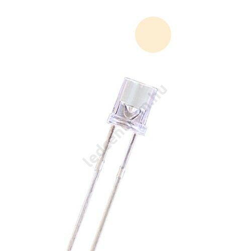 5mm 120° DIP LED - Meleg fehér