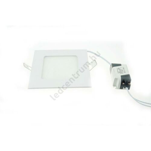 LED panel beépíthető, négyzet, 12W, természetes fehér