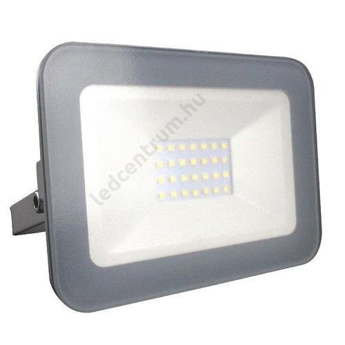 LED reflektor SMD 20W, kültéri, szürke ház, természetes fehér