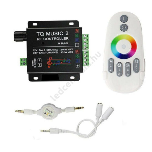 RGB RF vezérlő 216W - Music 2 controller